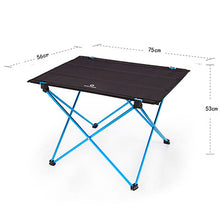Load image into Gallery viewer, Portable Foldable Folding Table Chair Desk with Pocket Camping Traveling Outdoor Picnic 7075 Aluminium Alloy Ultra-light M L