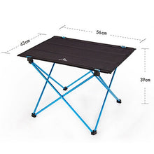 Load image into Gallery viewer, Portable Foldable Folding Table Chair Desk with Pocket Camping Traveling Outdoor Picnic 7075 Aluminium Alloy Ultra-light M L
