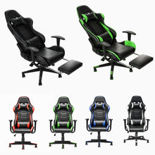 Load image into Gallery viewer, Panana High Grade Office Chair Home Racing Game Computer Chairs Reclining Seating Stable casters Soft Leather with Footrest