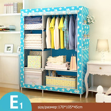 Load image into Gallery viewer, Actionclub Simple Fashion Wardrobe DIY Non-woven Fold Portable Storage Cabinet Multifunction Dustproof Moistureproof Closet