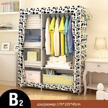 Load image into Gallery viewer, Actionclub Simple Fashion Wardrobe DIY Non-woven Fold Portable Storage Cabinet Multifunction Dustproof Moistureproof Closet