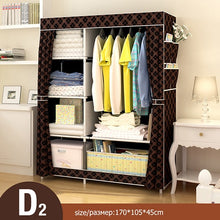 Load image into Gallery viewer, Actionclub Simple Fashion Wardrobe DIY Non-woven Fold Portable Storage Cabinet Multifunction Dustproof Moistureproof Closet